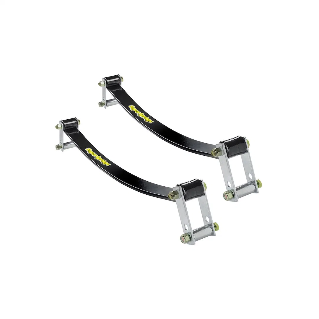 SSA46 – SUPERSPRINGS Helper Spring Kit, Leaf Spring Design Rear 3500 Pound Load Capacity Per Set (Not To Exceed The G...